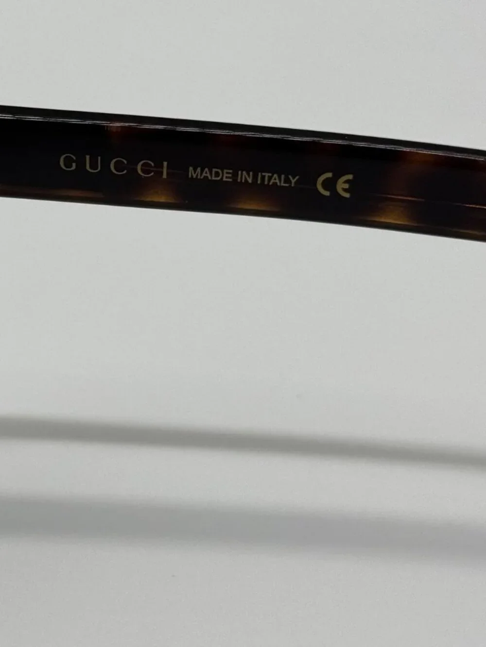 New Gucci GG0770SA 003 Havana Green Square Men Sunglasses